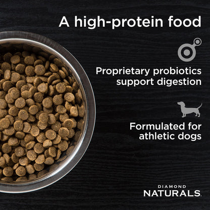Diamond Naturals Adult Dry Dog Food, Lamb Meal & Rice, 40lb