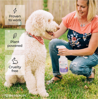 Wondercide - Flea Tick & Mosquito Spray for Pets & Home - Cedarwood 128 oz