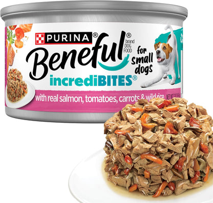 Purina Beneful IncrediBites Wet Dog Food Variety Pack, (2x12) 3 oz