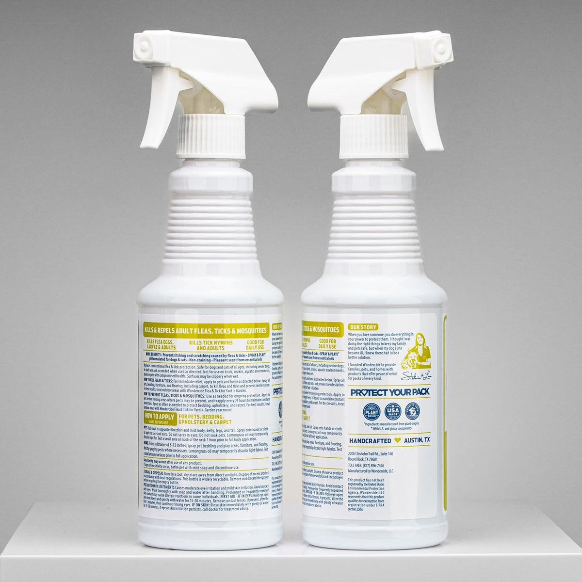 Wondercide - Flea Tick & Mosquito Spray for Pets & Home - Cedarwood 128 oz