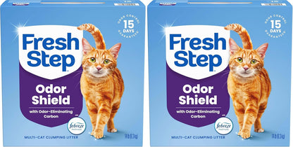 Fresh Step Odor Shield Multi Cat Clumping Cat Litter, 14 lb.