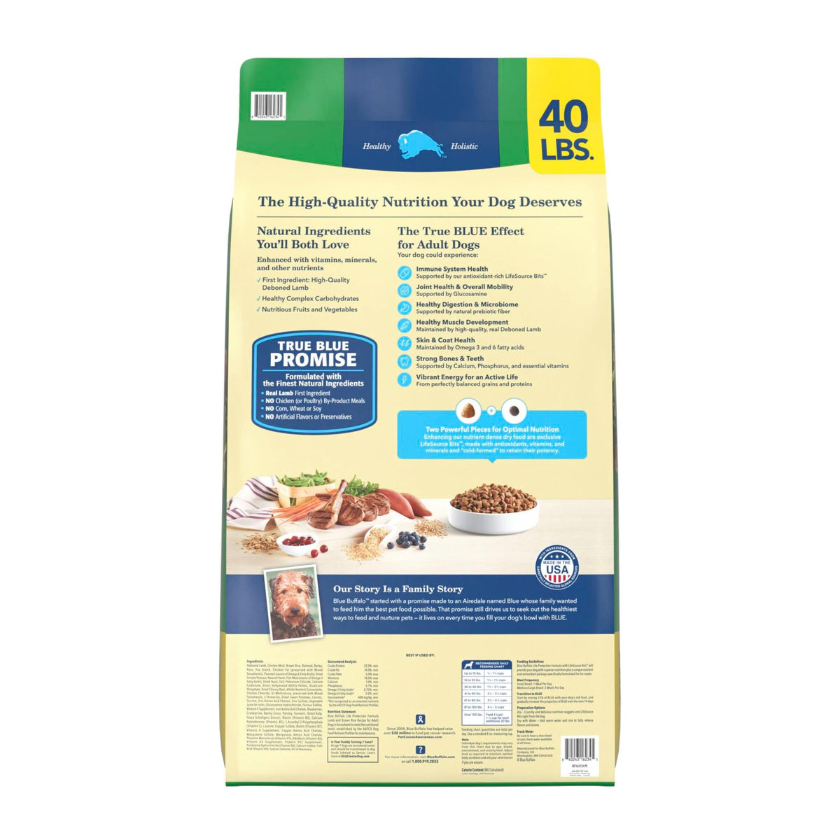 Blue Buffalo Life Protection Formula Chicken Adult Dry Dog Food, 30 lb