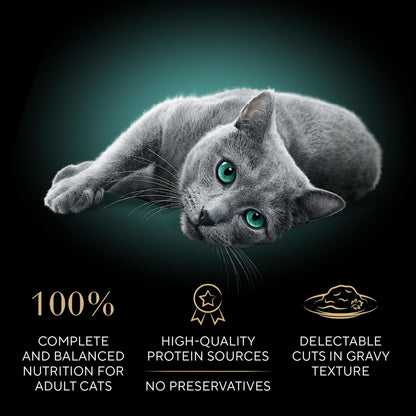 Sheba Perfect Portions Cuts Wet Cat Food, Multipack, 2.6 oz, 24 ct