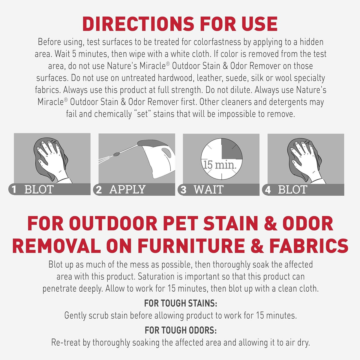 Nature’s Miracle Dog Stain & Odor Remover, Enzymatic Cleaner, 32 oz