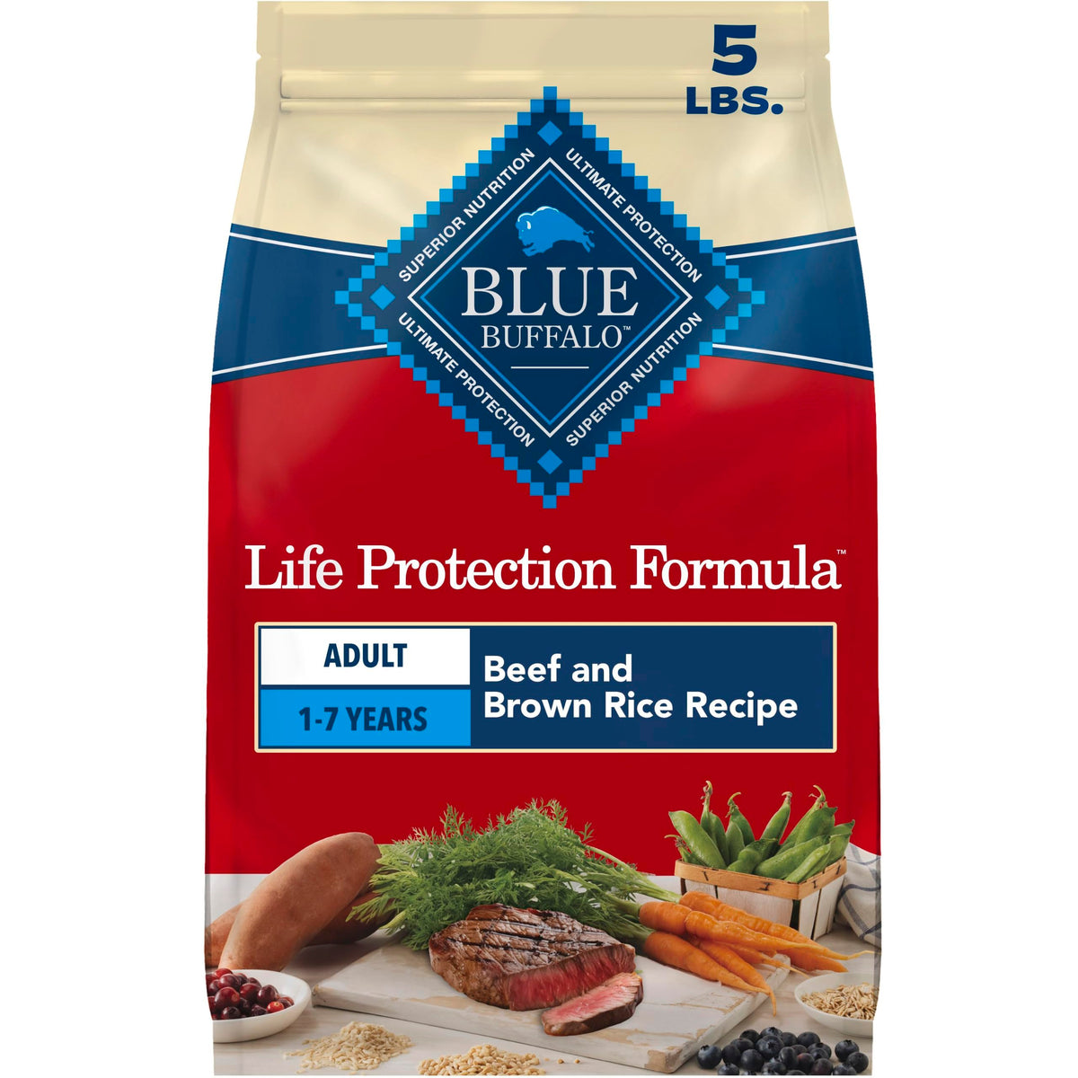 Blue Buffalo Life Protection Formula Chicken Adult Dry Dog Food, 30 lb