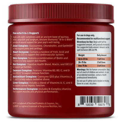Zesty Paws Dog Vitamins - Dog Multivitamins with Hemp - Chicken, 90 Ct