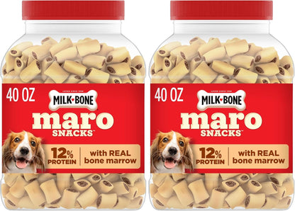 Milk-Bone MaroSnacks Small Dog Treats with Real Bone Marrow, 40 Oz.