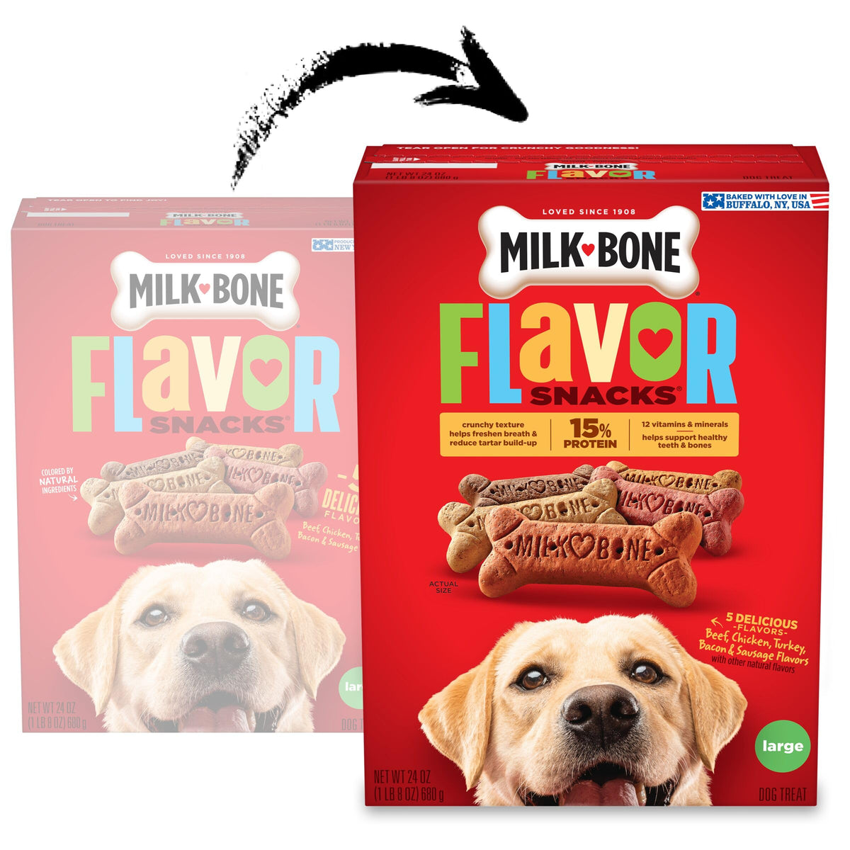 Milk-Bone Flavor Snacks Mini’s Dog Treats, 36 Oz.