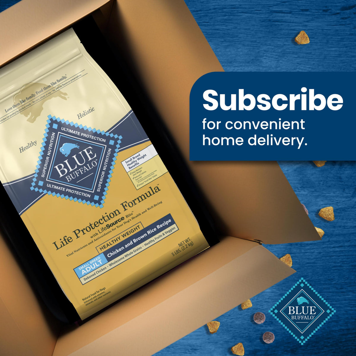 Blue Buffalo Life Protection Formula Healthy Weight Small Dog Food, 15 lb