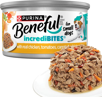 Purina Beneful IncrediBites Wet Dog Food Variety Pack, (2x12) 3 oz