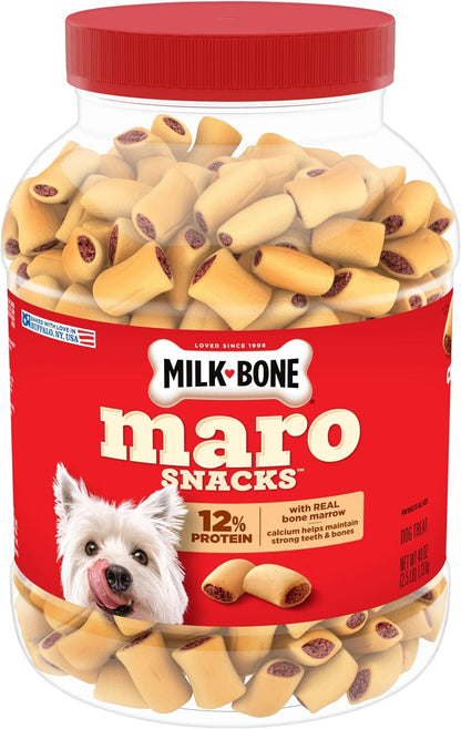 Milk-Bone MaroSnacks Small Dog Treats with Real Bone Marrow, 40 Oz.