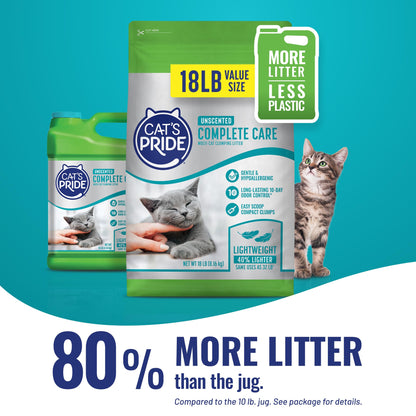 Cat's Pride Antibacterial Litter, Odor-Eliminating Scented 12lb