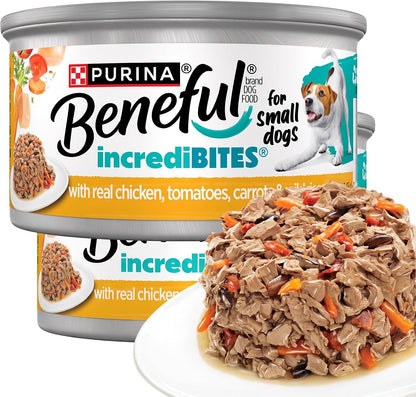 Purina Beneful IncrediBites Wet Dog Food Variety Pack, (2x12) 3 oz
