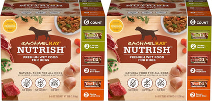 Nutrish Hearty Beef Stew Wet Dog Food, 8 oz. Tub (Pack of 8) (Rachael Ray)