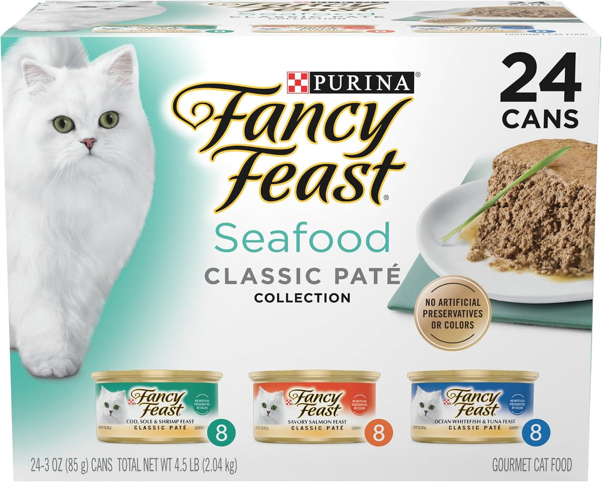 Purina Fancy Feast Gravy Lovers Wet Cat Food, 3 oz Cans, 30-Pack