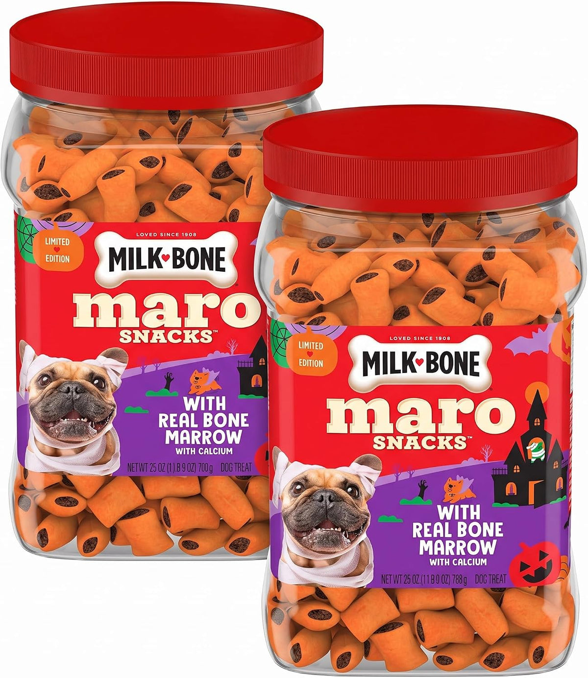 Milk-Bone MaroSnacks Small Dog Treats with Real Bone Marrow, 40 Oz.