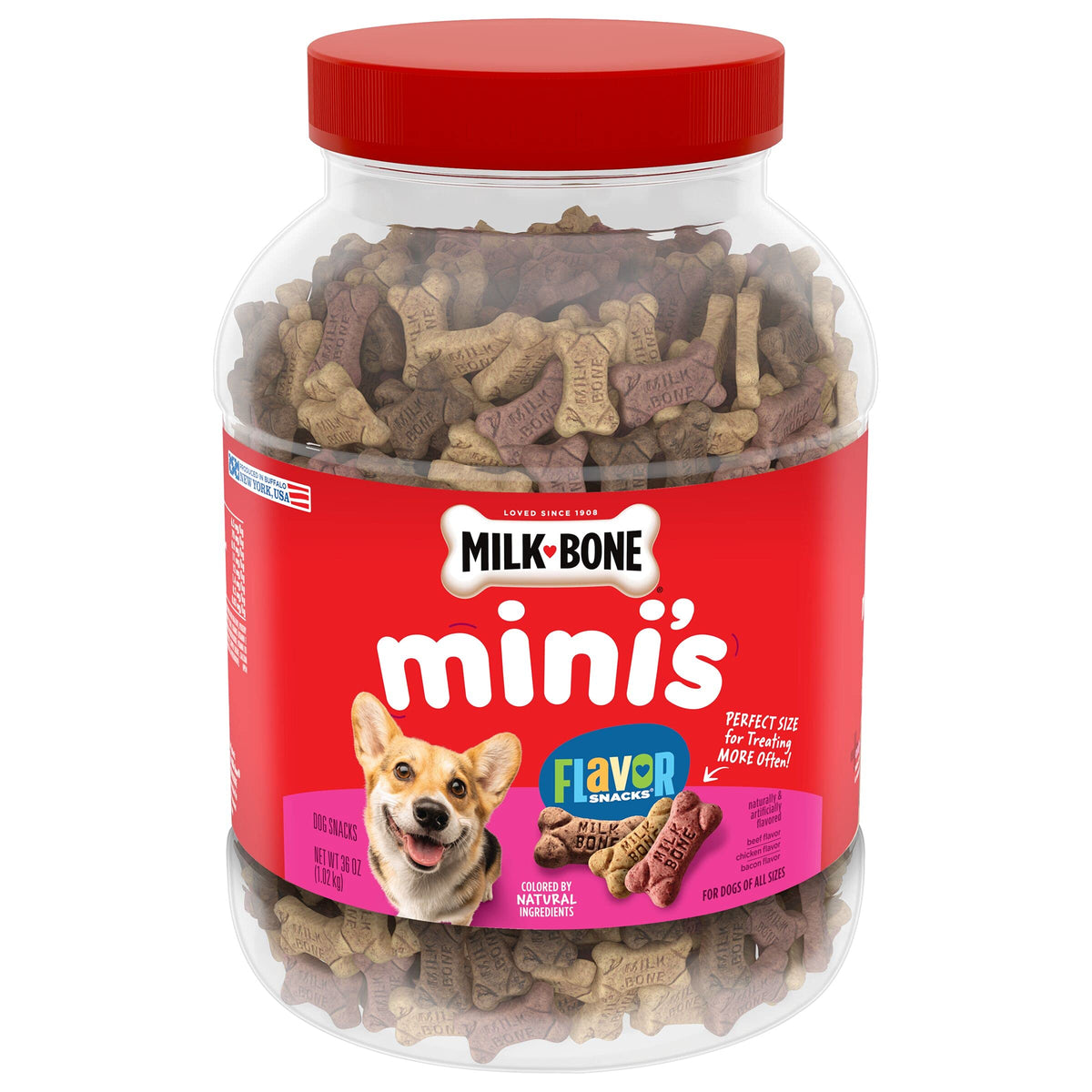 Milk-Bone Flavor Snacks Mini’s Dog Treats, 36 Oz.