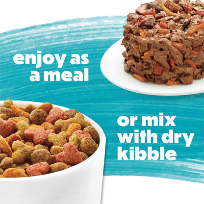 Purina Beneful IncrediBites Wet Dog Food Variety Pack, (2x12) 3 oz