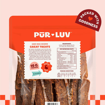Pur Luv Chicken Jerky Dog Treats,100% Real Chicken Breast, 16 Ounces