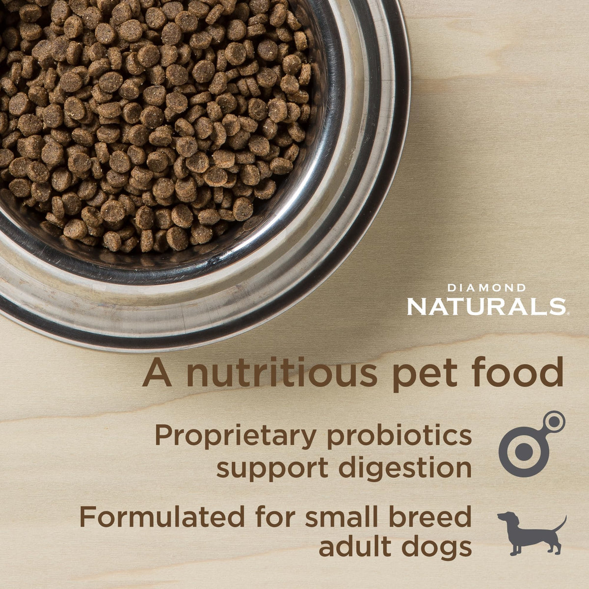 Diamond Naturals Adult Dry Dog Food, Lamb Meal & Rice, 40lb