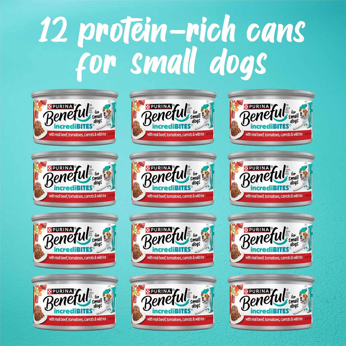 Purina Beneful IncrediBites Wet Dog Food Variety Pack, (2x12) 3 oz