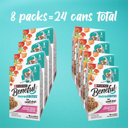 Purina Beneful IncrediBites Wet Dog Food Variety Pack, (2x12) 3 oz