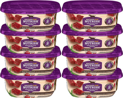 Nutrish Hearty Beef Stew Wet Dog Food, 8 oz. Tub (Pack of 8) (Rachael Ray)