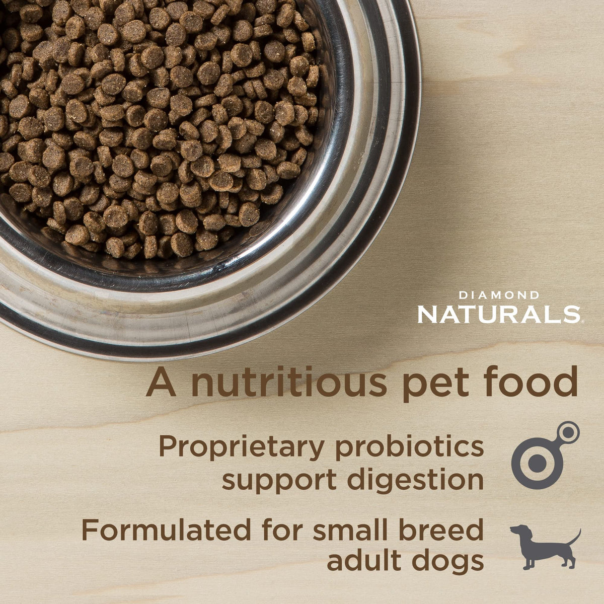Diamond Naturals Adult Dry Dog Food, Lamb Meal & Rice, 40lb