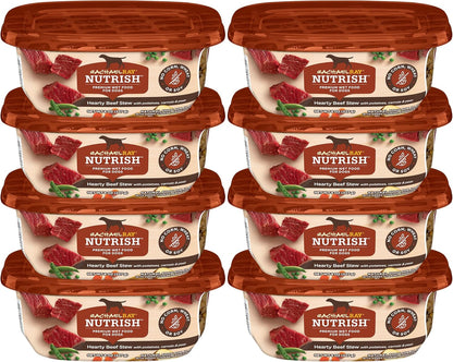 Nutrish Hearty Beef Stew Wet Dog Food, 8 oz. Tub (Pack of 8) (Rachael Ray)