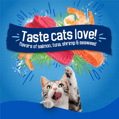 Friskies Purina Seafood Sensations Dry Cat Food, 22 lb Bag