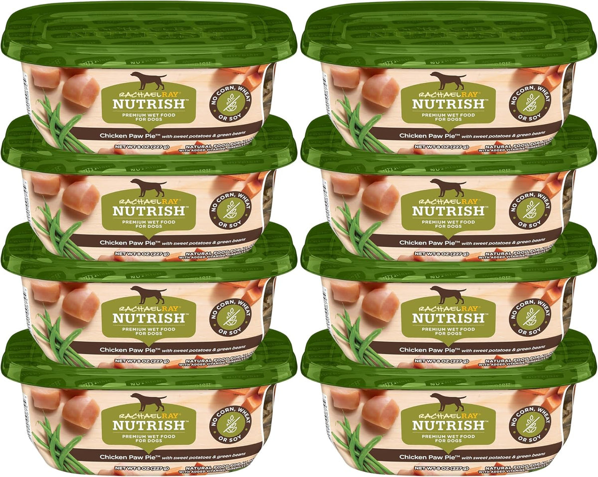 Nutrish Hearty Beef Stew Wet Dog Food, 8 oz. Tub (Pack of 8) (Rachael Ray)