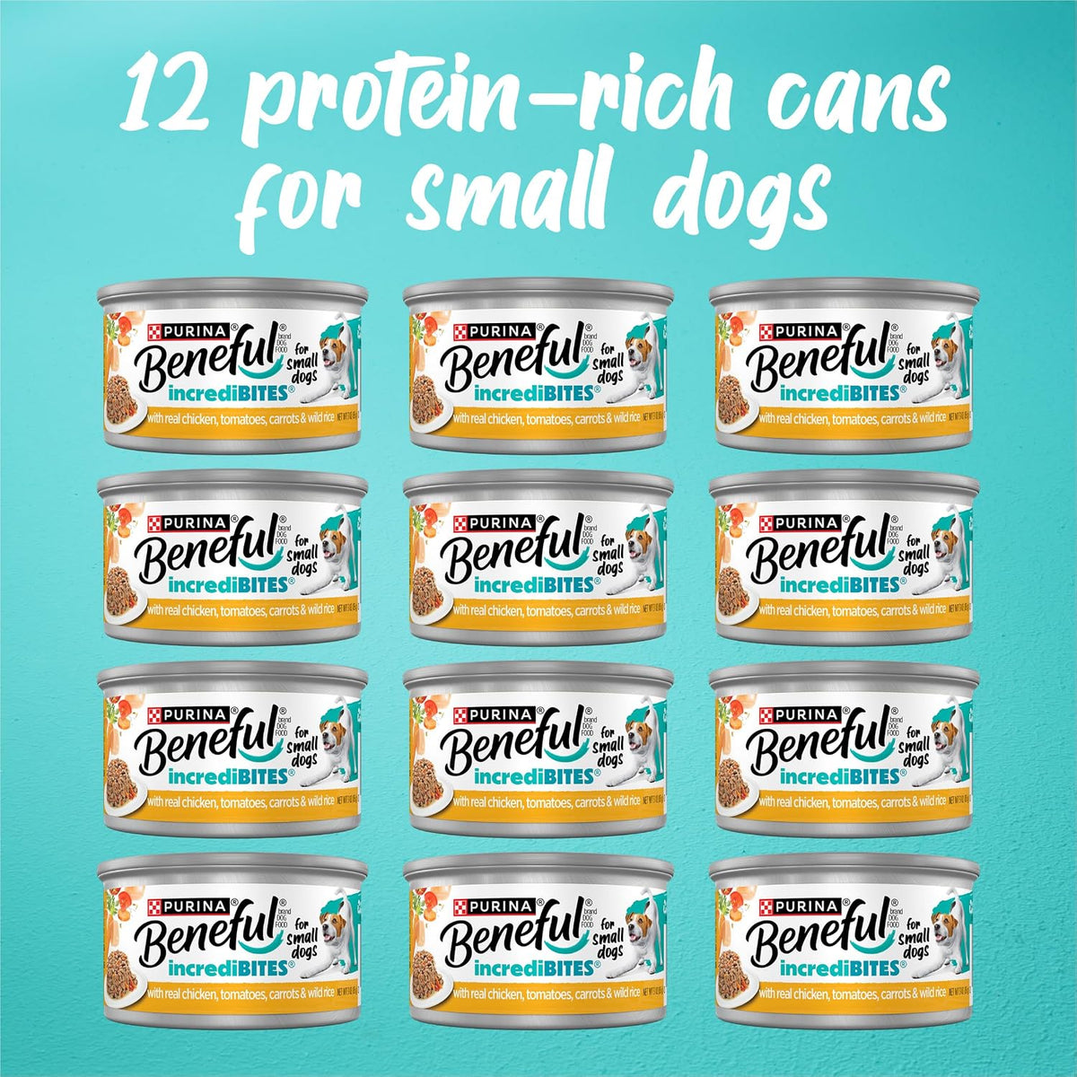 Purina Beneful IncrediBites Wet Dog Food Variety Pack, (2x12) 3 oz