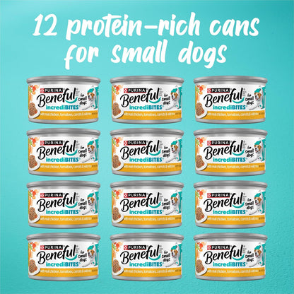 Purina Beneful IncrediBites Wet Dog Food Variety Pack, (2x12) 3 oz