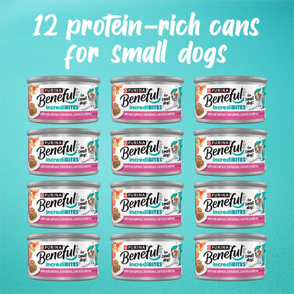 Purina Beneful IncrediBites Wet Dog Food Variety Pack, (2x12) 3 oz
