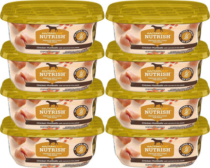 Nutrish Hearty Beef Stew Wet Dog Food, 8 oz. Tub (Pack of 8) (Rachael Ray)