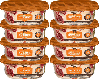 Nutrish Hearty Beef Stew Wet Dog Food, 8 oz. Tub (Pack of 8) (Rachael Ray)